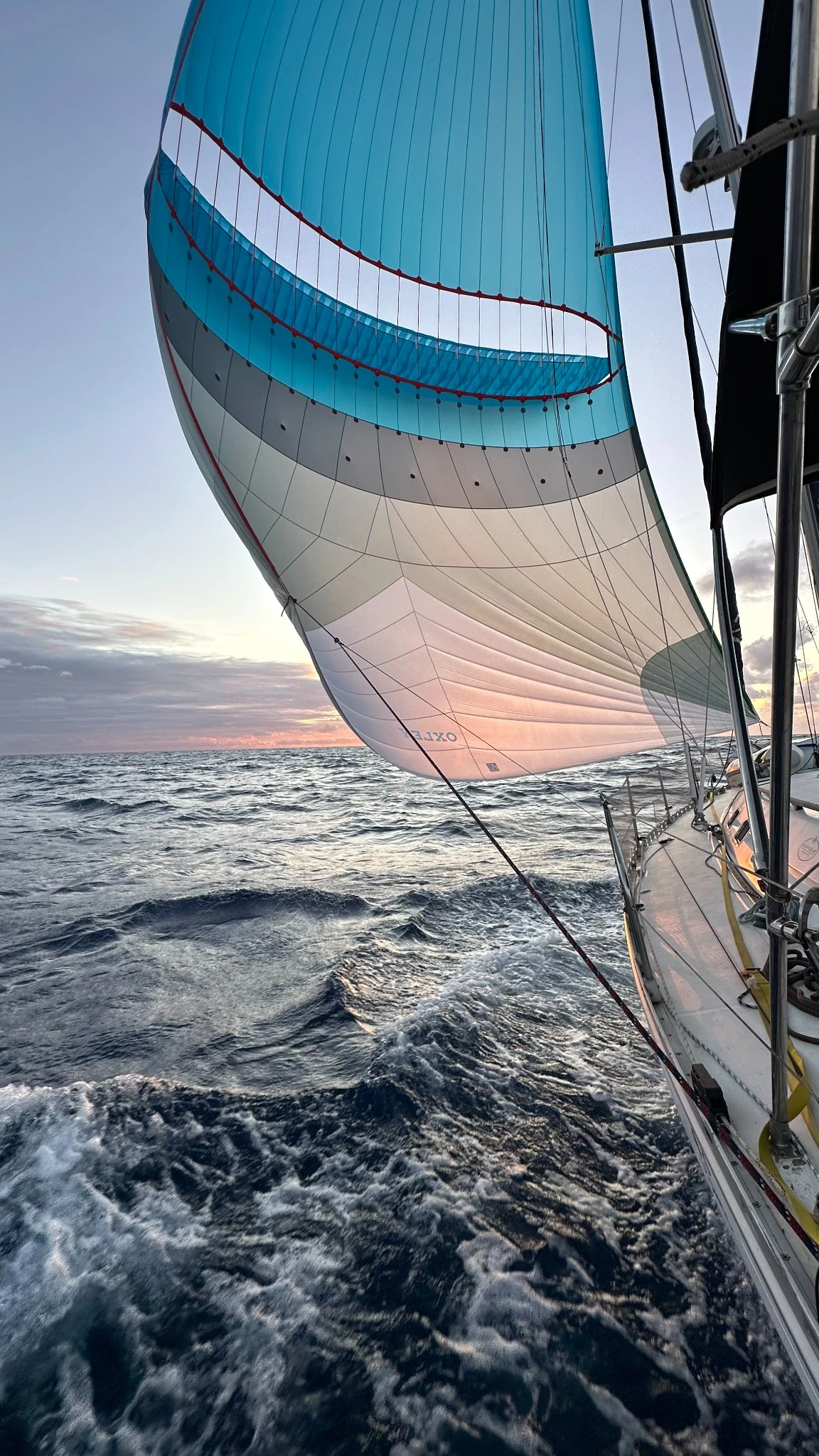 Oxley Segeln auf offener See